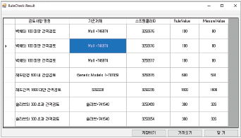 검토 결과 저장 및 확인