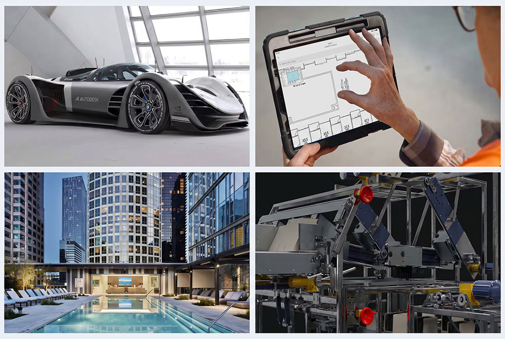 Autodesk 콘셉트카·BIM·건축 시각화·설계자동화 활용 사례