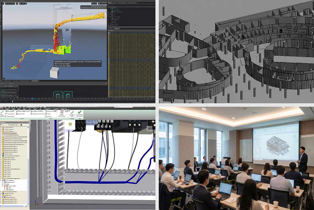 Professional Service — 피지컬 AI · BIM · 설계자동화 · 교육 · 컨설팅 활용 사례